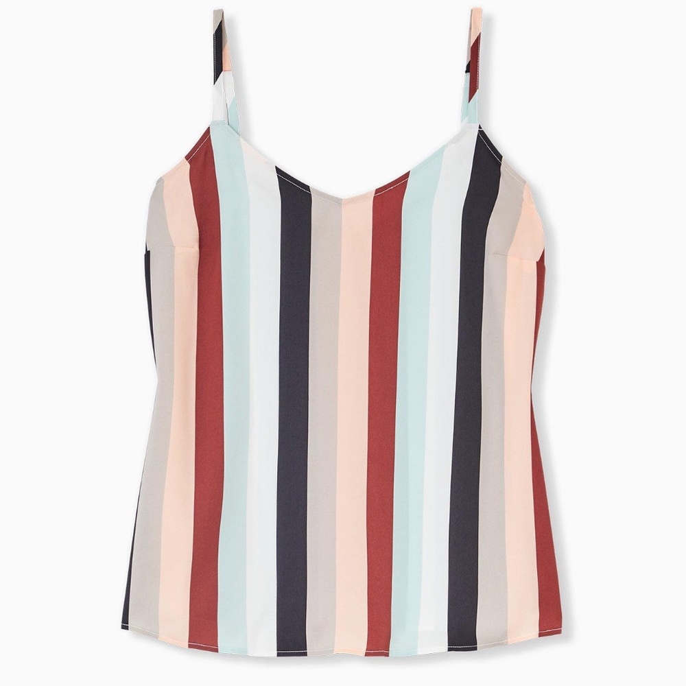 NWT Torrid 0 (L) Sophie Charmeuse Swing Cami Top; Large, 12, Blouse 0X Shirt